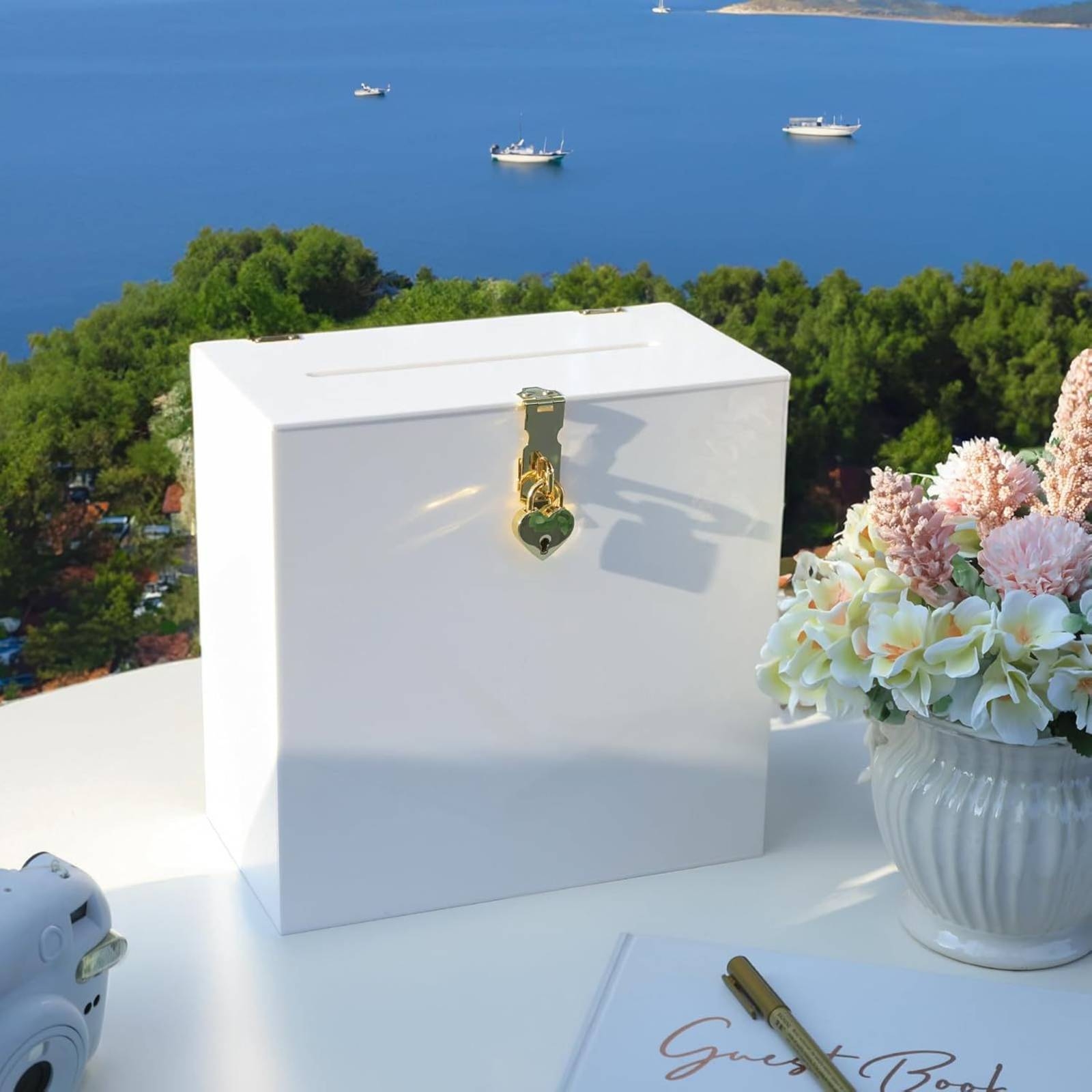 Caja de Almacenamiento con For - Wedding Card Box reseña y precio