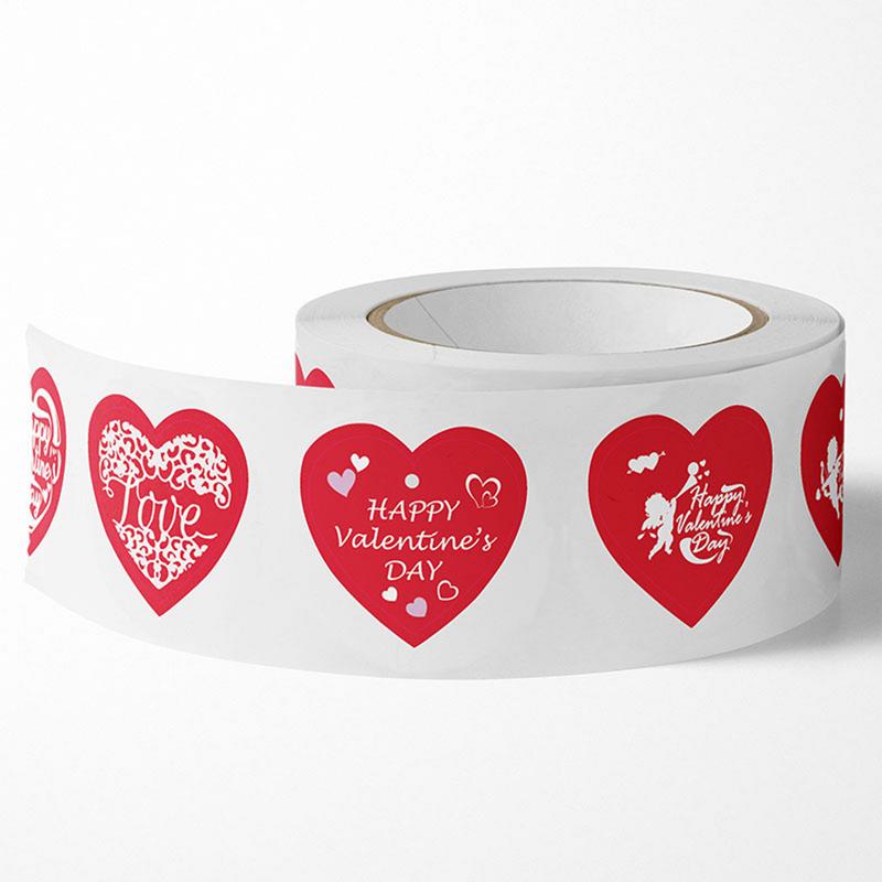 Rollo de pegatinas de corazón  - Wedding Envelopes reseña y precio