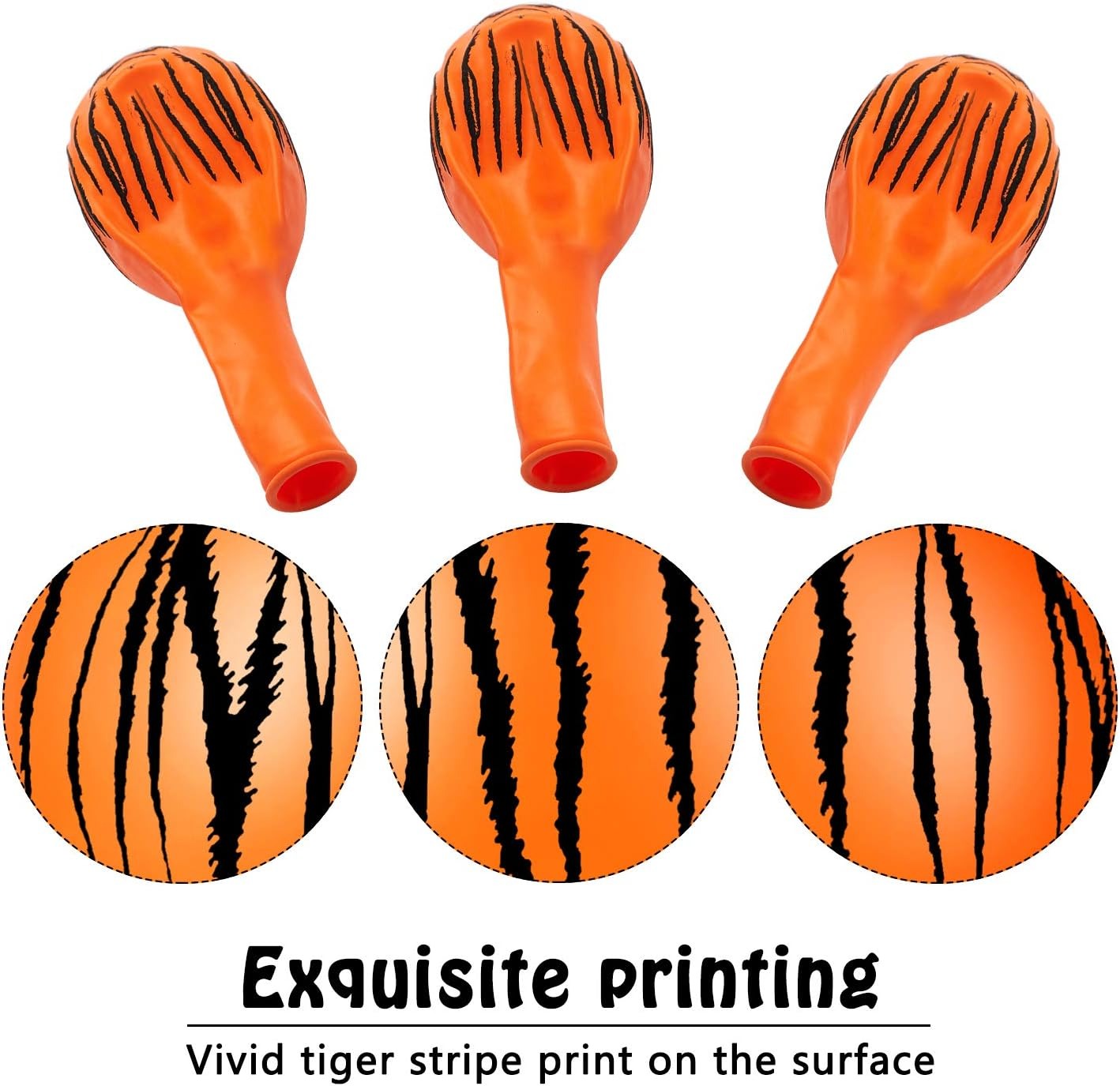 Globos con estampado de tigre  - Wedding Zoo reseña y precio